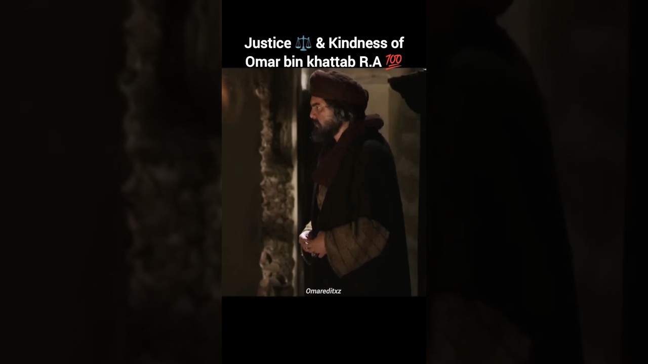 Hazrat Umar R.A Justice ⚖️ care for his people &hearts;️💯 #shorts