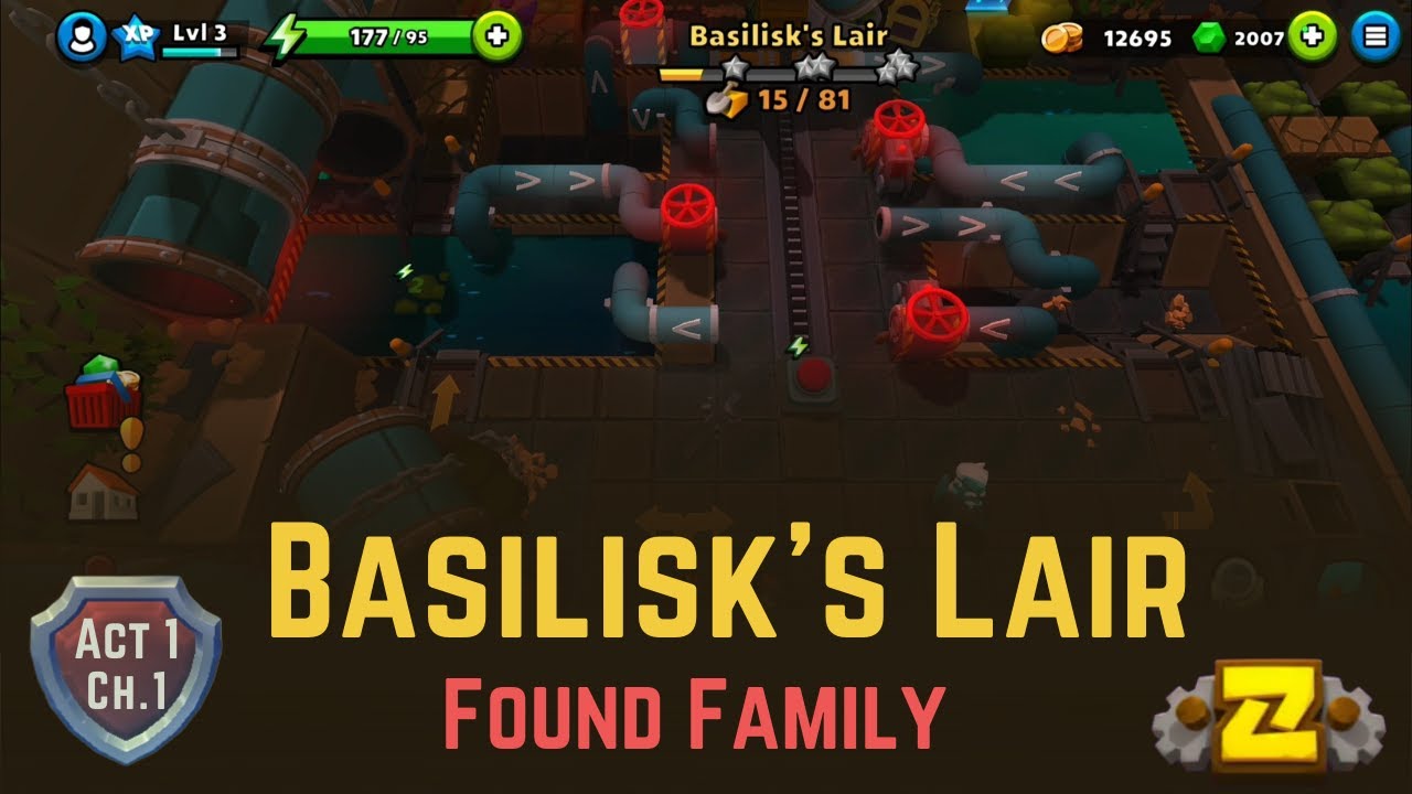 Basilisk's Lair - #4 Found Family Act 1 - Puzzle Adventure