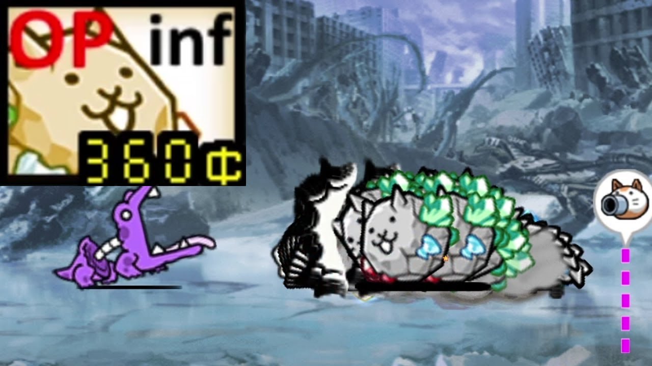 the battle cat infinity OP Boulder Cat