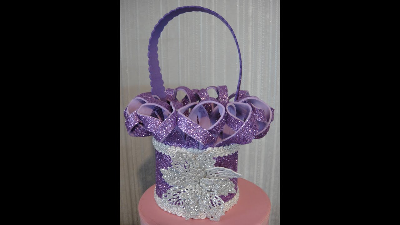 корзинка из фоамирана