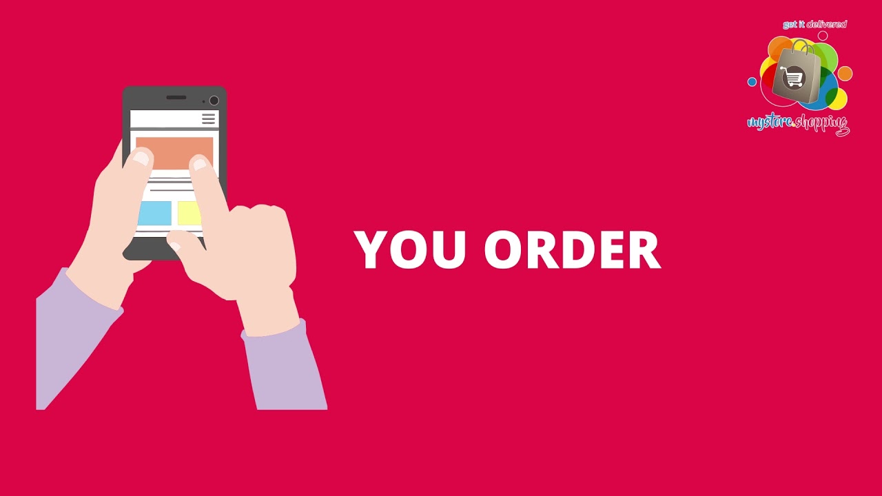 ORDER FOOD THRU MYSTORE.SHOPPING MOBILE APP OR WEB APP