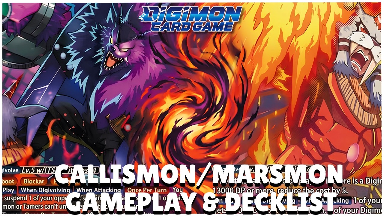 This BT25 Callismon/Marsmon Deck is Crazy! - Gameplay & Decklist | DCGO Gameplay | Digimon Tcg