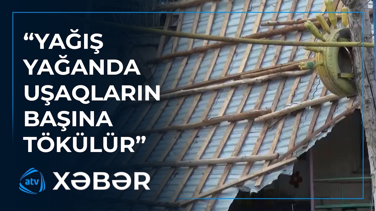 Bağçada küləyin uçurduğu dam örtüyü niyə hələdə bərpa edilməyib?