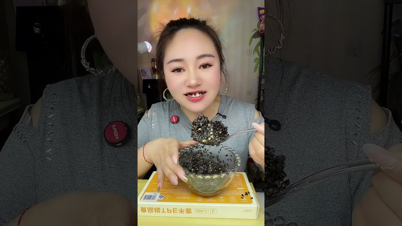 Full Mukbang: Mango Bite + Black Rice Crunch 🔥#asmr #food 