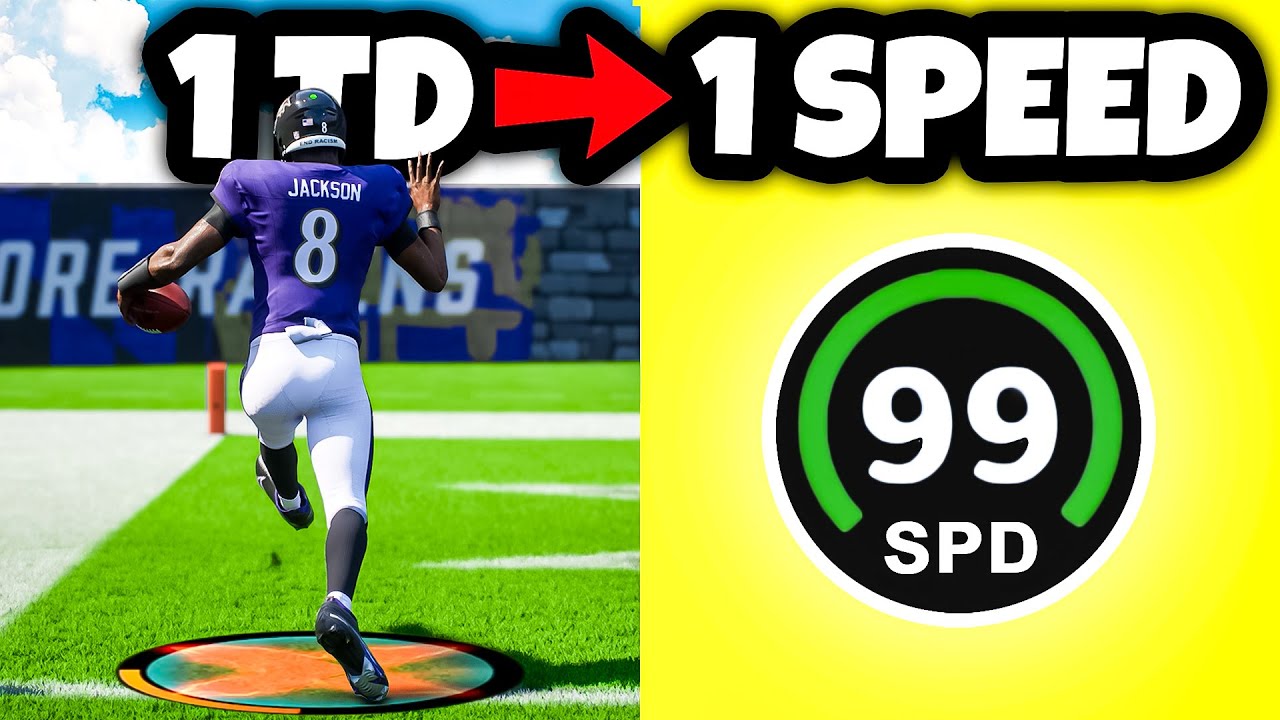 Lamar Jackson, But He's ZERO Speed