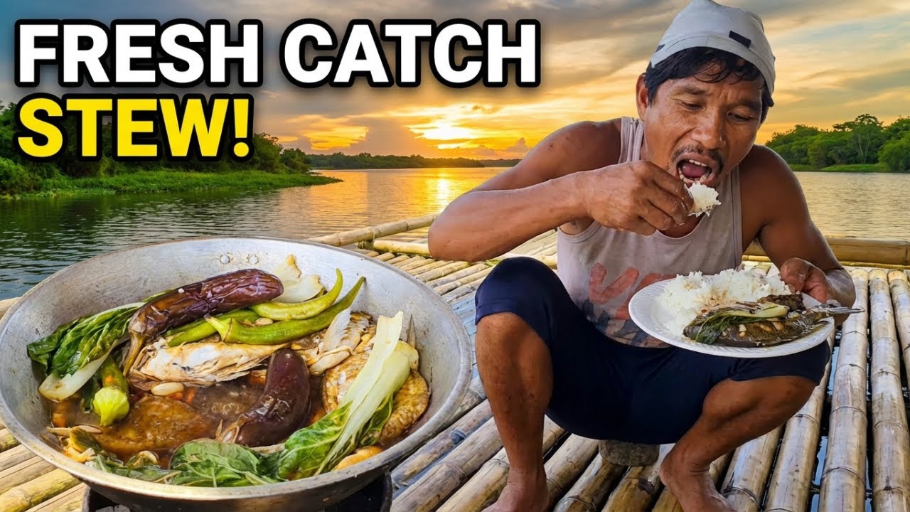 Catch and Cook Samaral Fish: Floating Raft River Lunch