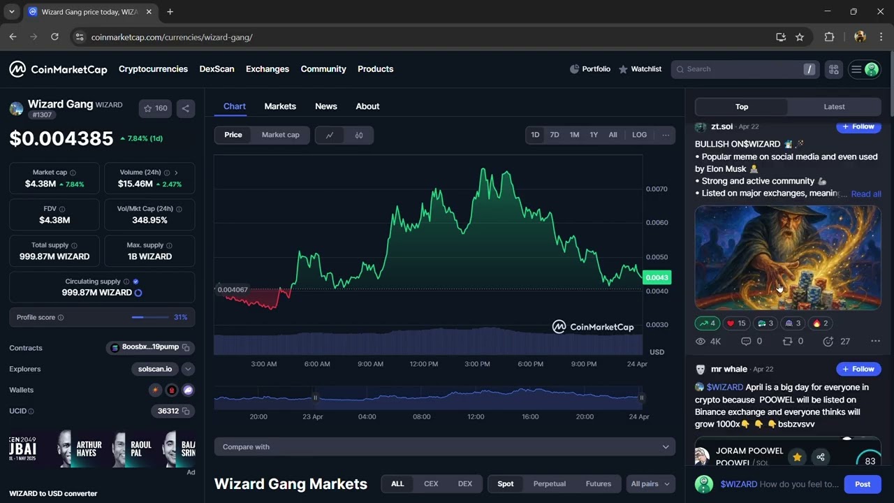 What is Wizard Gang ($WIZARD) Token Coin | Review About $WIZARD Token
