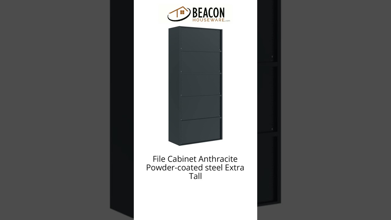 File Cabinet Anthracite Powder-coated steel Extra Tall