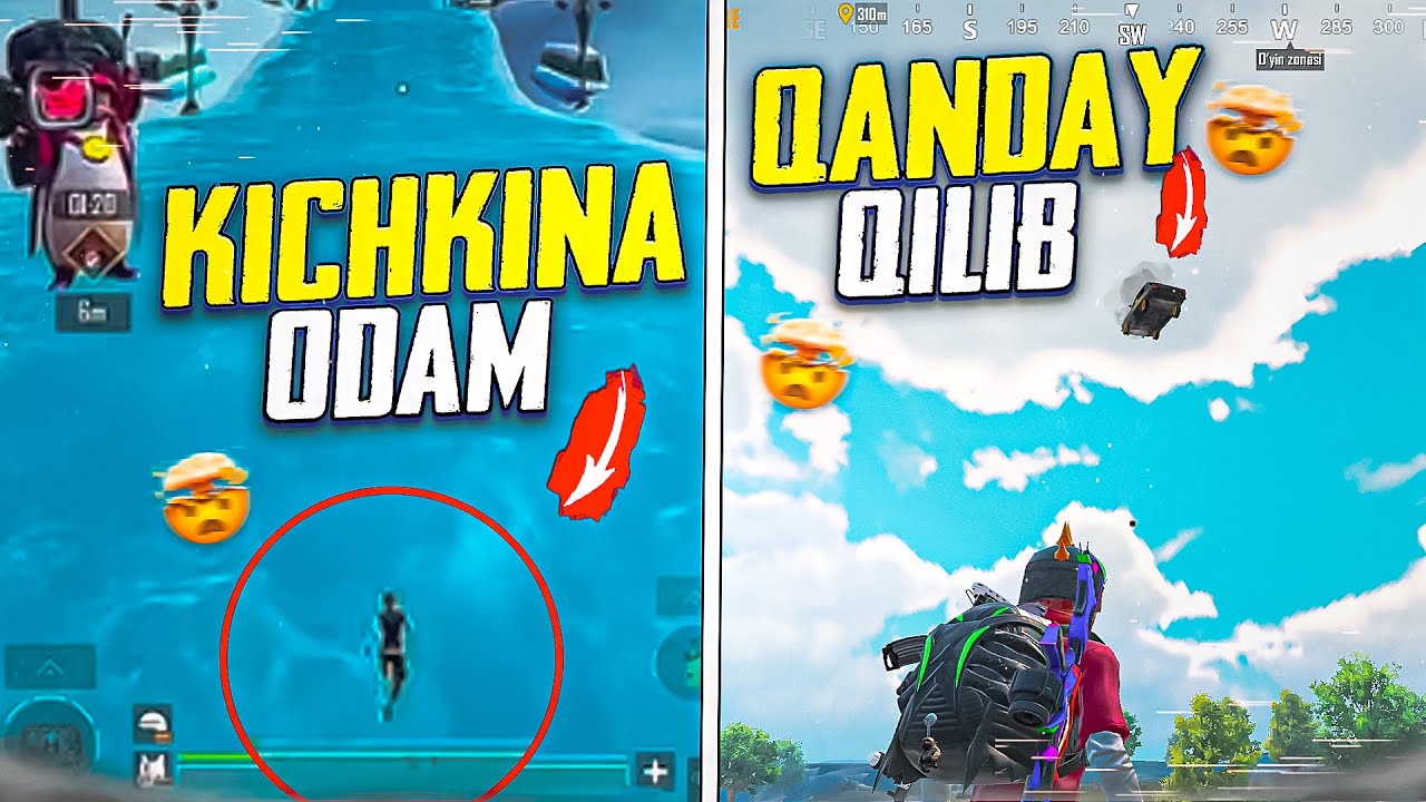 KICHKINA ODAM QANDE QILIB 🤯 TIKTOKDAGI BAG VA LIFEHACKLAR ✅ #pubg #pubgmobile 