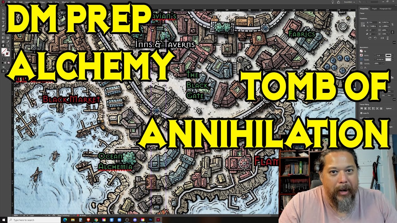 DM Prep: Tomb of Annihilation, Alchemy
