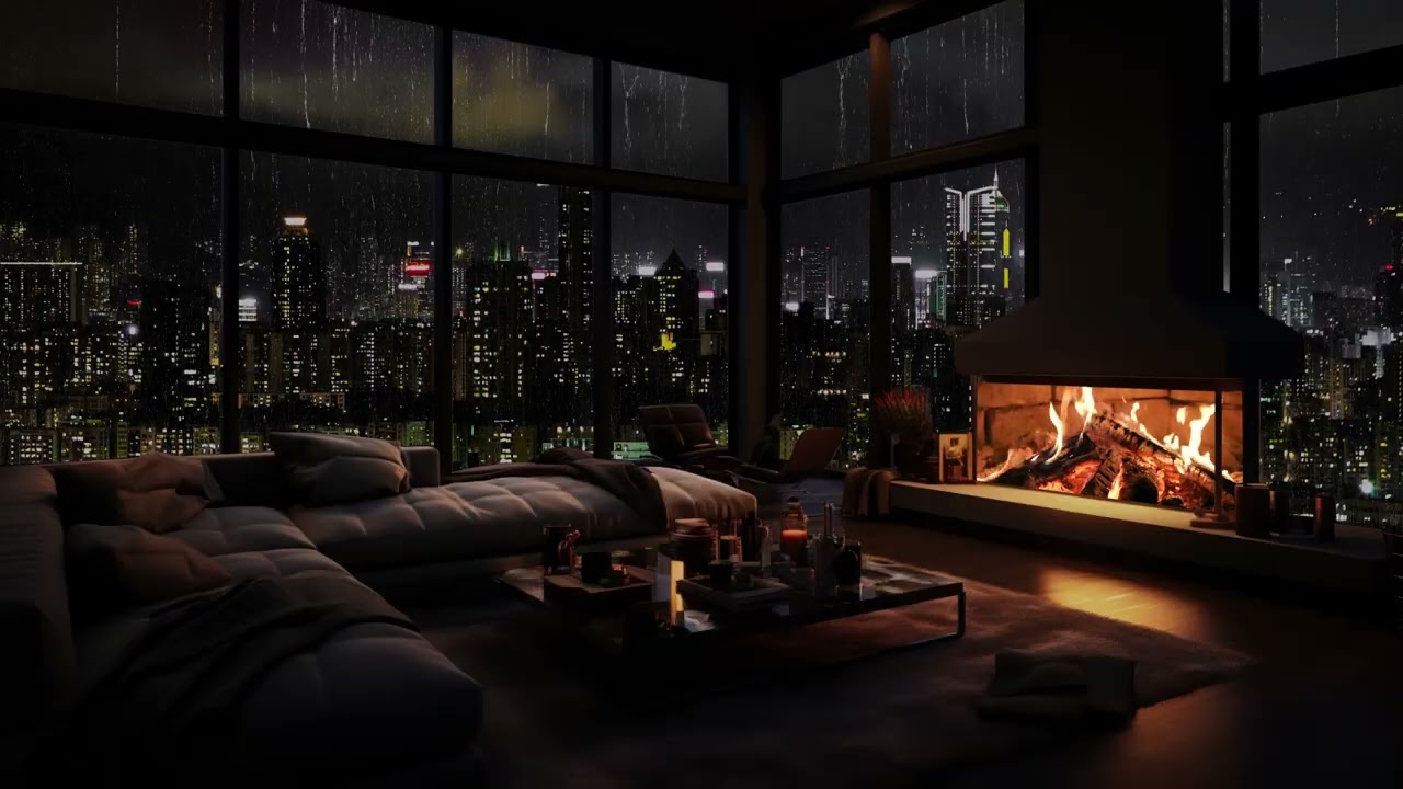 Regen- und Feuertherapie – Die perfekte Klangkulisse für erholsame Nächte 🌧️🔥💤