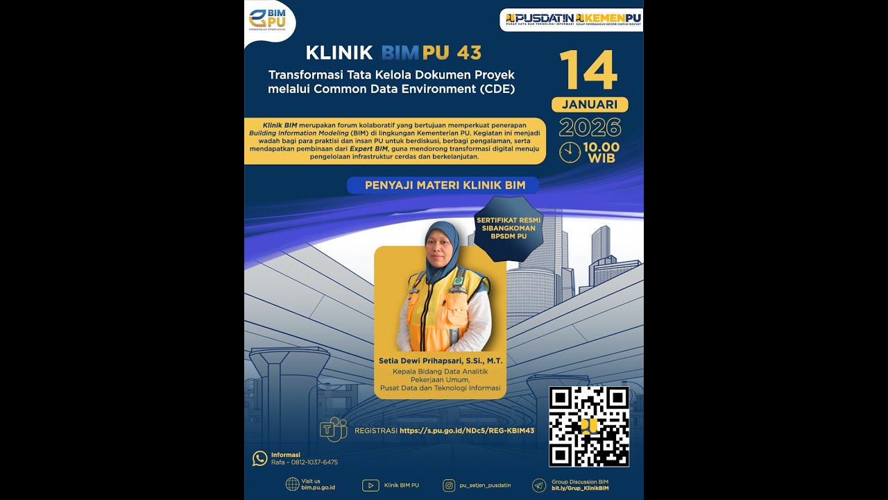 Klinik BIM #43 - Transformasi Tata Kelola Dokumen Proyek melalui Common Data Environment (CDE)