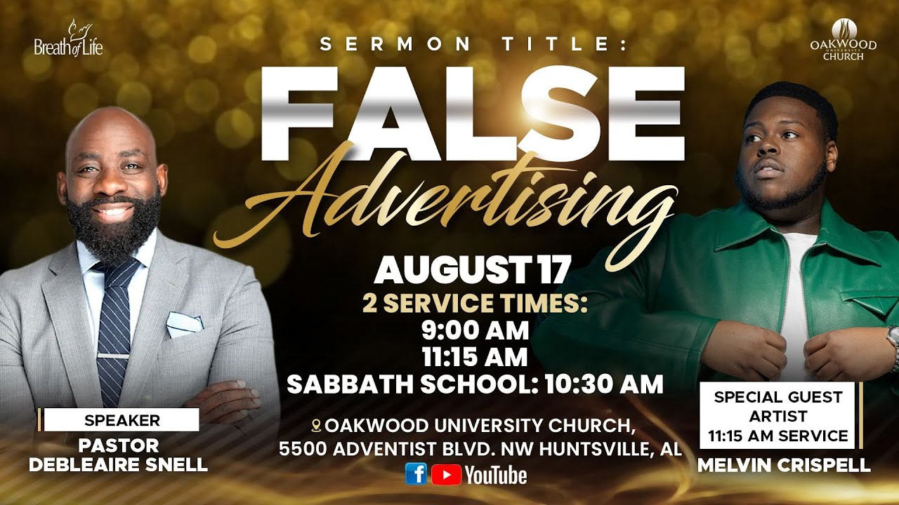 False Advertising | Pastor Debleaire Snell & Melvin Crispell