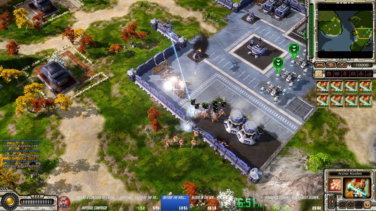 Command & Conquer: Red Alert 3 Uprising Imperial Speedrun - 23:01 [ Easy; Any%; Single Segment]