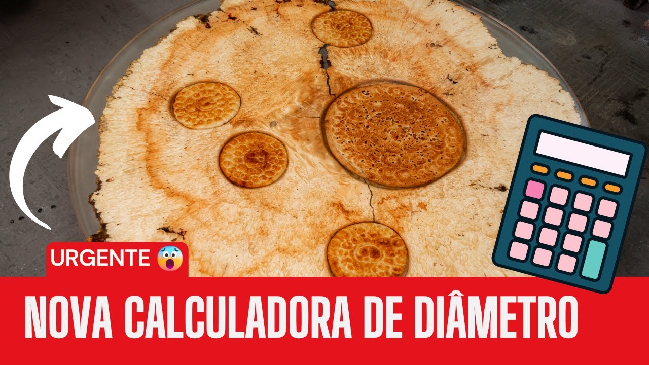 Como calcular a quantidade de Resina para mesas redondas (NOVA CALCULADORA)📏✅