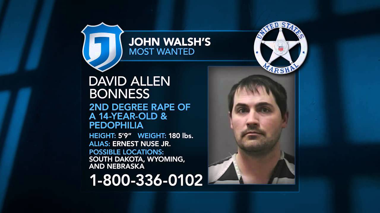 David Allen Bonness - John Walsh's Most Wanted - Justice Network