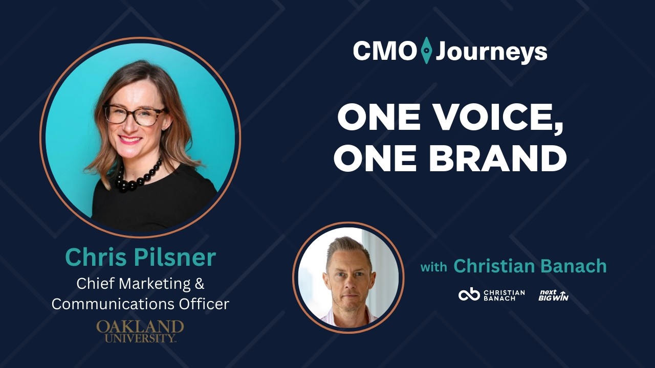 Chris Foley Pilsner on Leading Modern Marketing at Oakland University