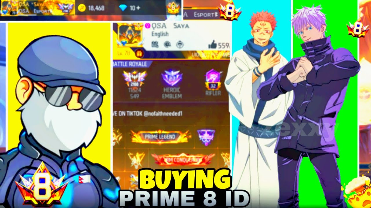 I Purchase Most Rare Prime 8 Id 🔥 From Id Seller's ,, Trusted Or Scammers ?😥 Collection Reveal🤯
