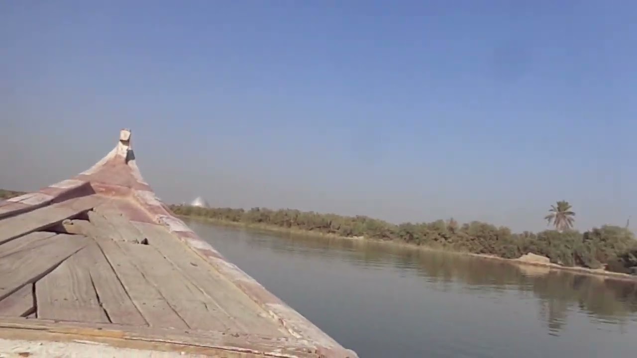 Tony in a Boat in the Iraq Marshes, 10th November 2025