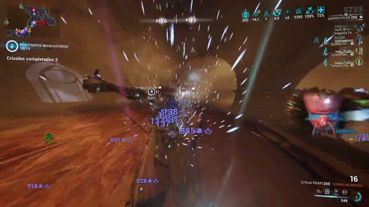 warframe Inaros, silva, panzer, blast storm