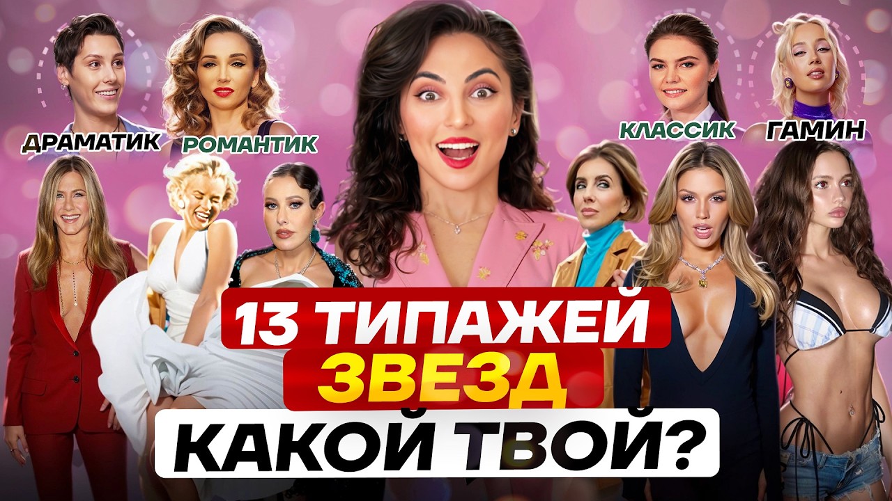 Какой у тебя ТИПАЖ и ИМИДЖ? Разбор типов внешности по Кибби Ларсен НА ПРИМЕРЕ ЗВЕЗД 🔥 Мода и стиль