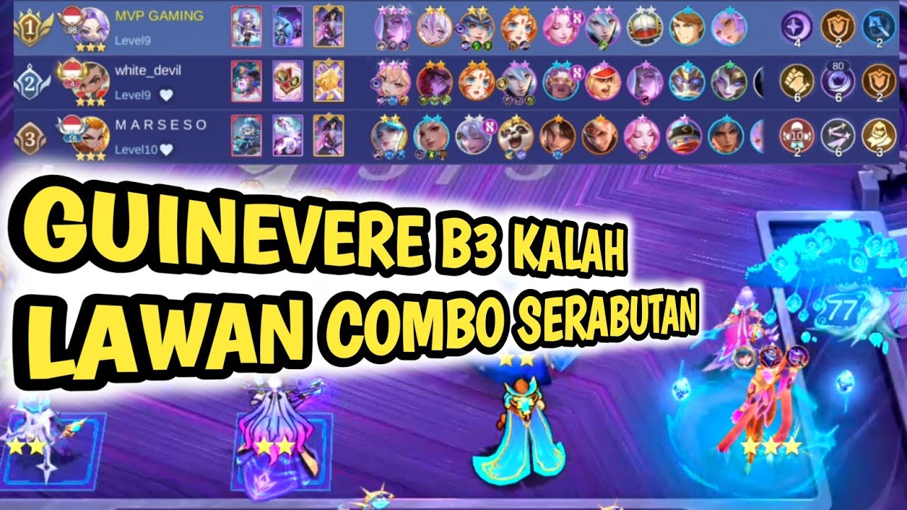 COMBO ES CAMPUR BISA BANTAI GUIN B3 | CARA BERMAIN COMMANDER LUO YI #magicchessgogo #mcgg 