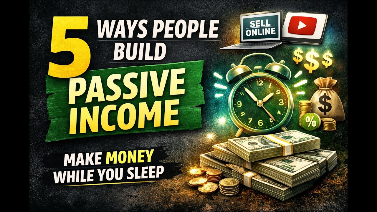 5 Ways People Build Passive Income (Realistic & Sustainable)