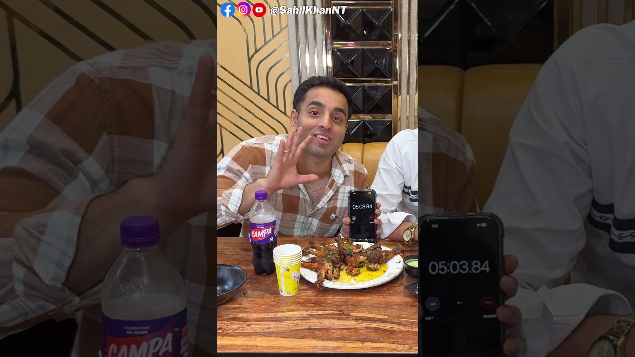 Chicken Leg Piece Challenge 🤑😍 #sahilkhannt #moneychallenge