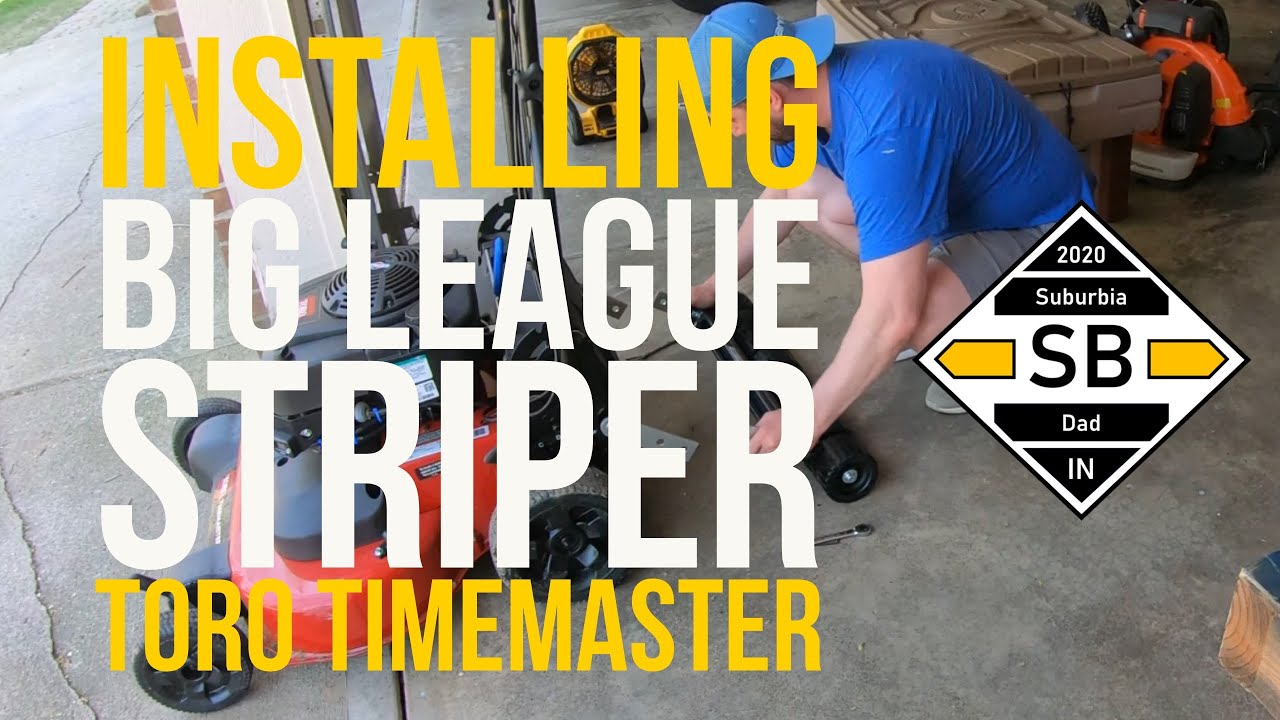 Installing Big League Striper on my Toro Timemaster for Bold Stripes 😍🔥