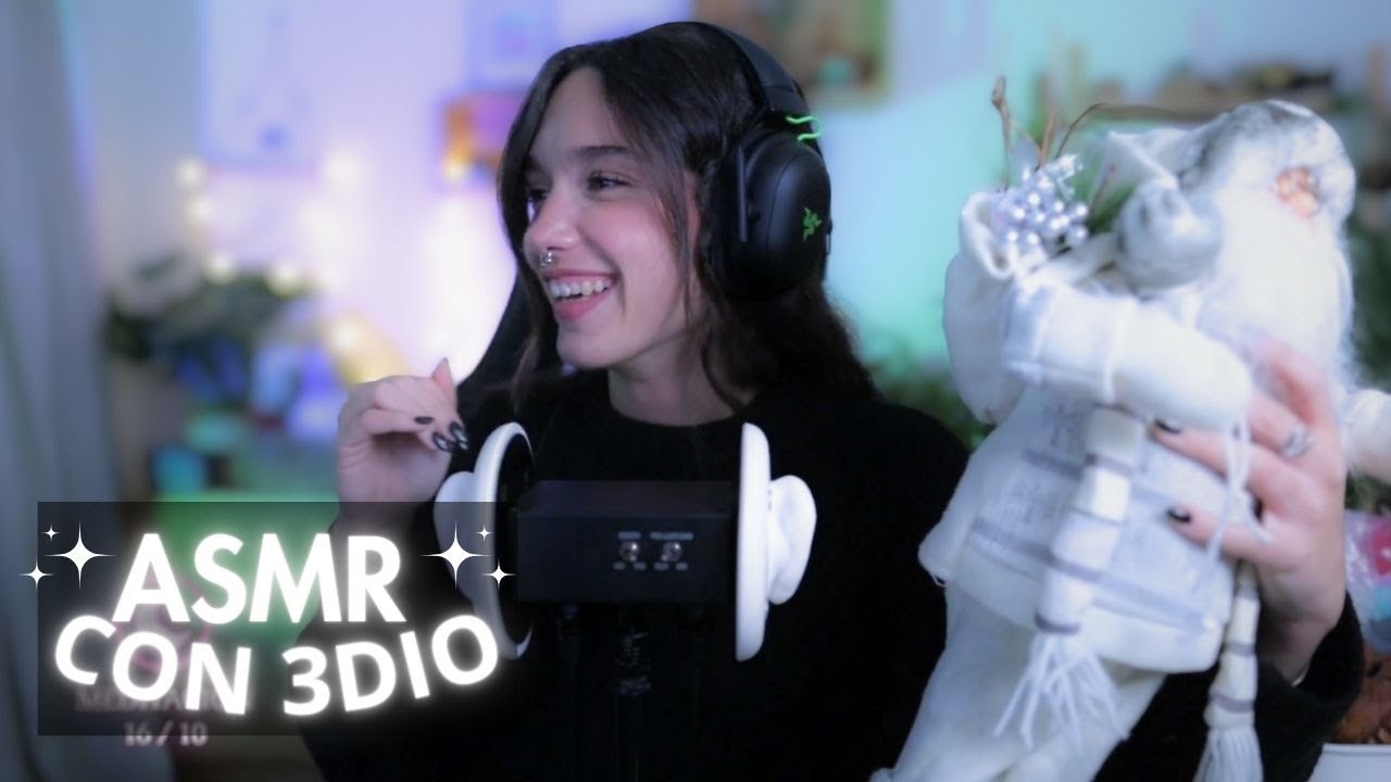 ASMR con 3DIO | Ear massage, susurros, atención personal...