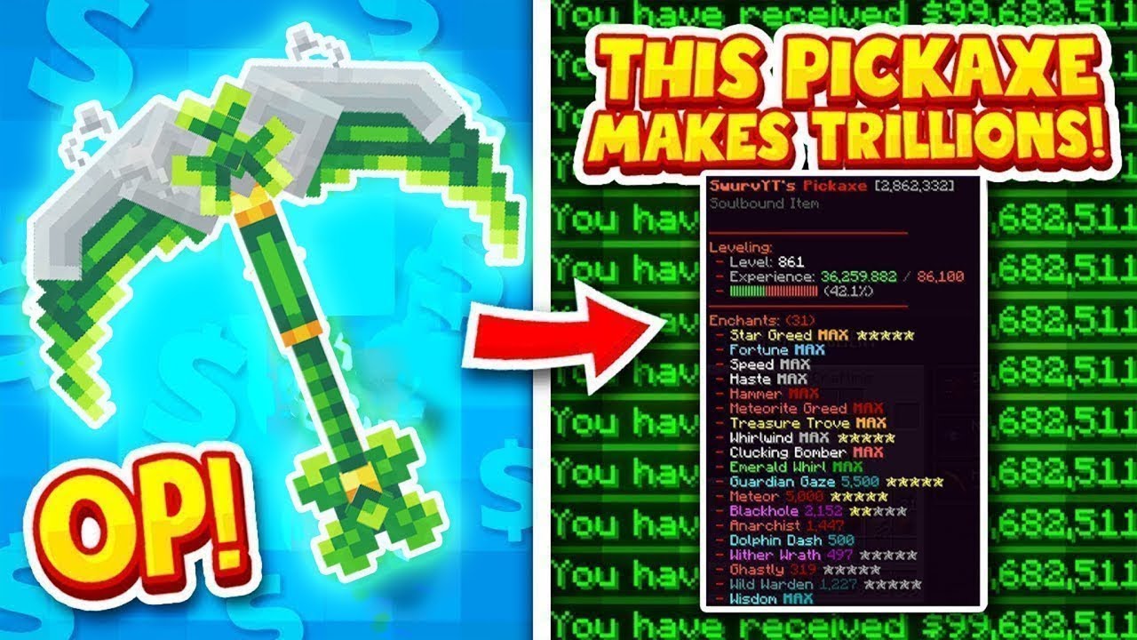 NEW *GODLY* SOTW PICKAXE MAKES TRILLIONS On BEST PRISONS SERVER!! | Minecraft OP PRISON