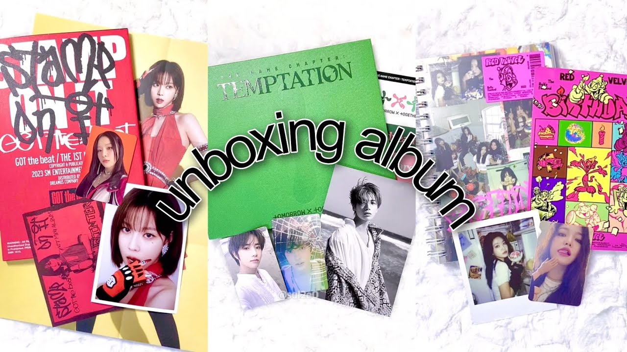 unboxing kpop album ♡ | tiktok compilation 🎲♥️