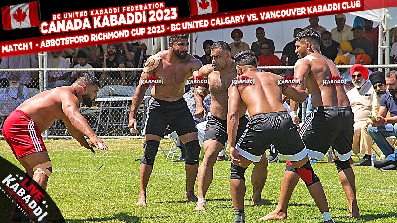 Match 1 -  United BC Calgary Vs. Vancouver Kabaddi Club- Abbotsford Richmond Kabaddi Cup 2023