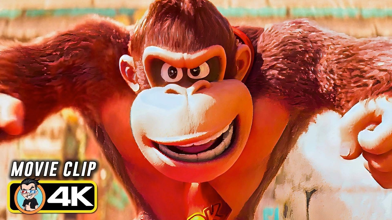 Mario Takes on Donkey Kong! | Epic Fight Scene (4K)