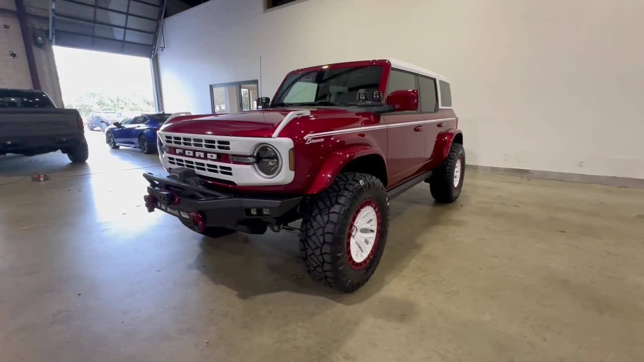 2025 Ford Bronco Heritage Edition 4X4, LIFTED, BUMPERS, LEDS, FUEL Austin TX; Dallas TX; San An...