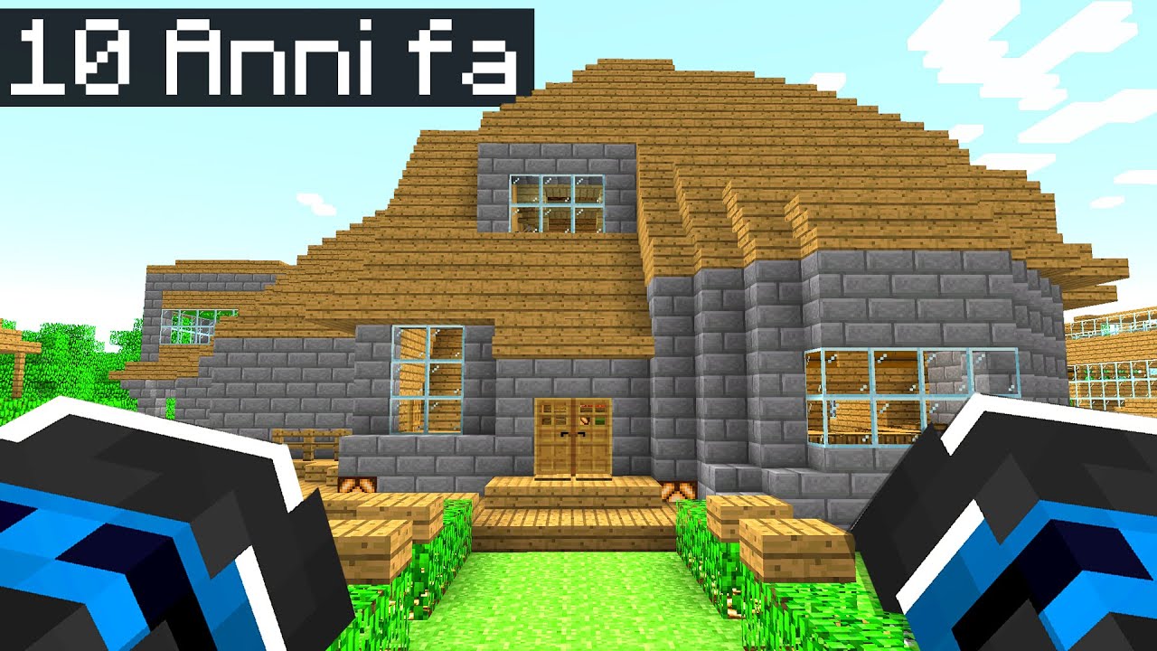 GIOCO IN UN MONDO DI 10 ANNI FA - MINECRAFT ITA
