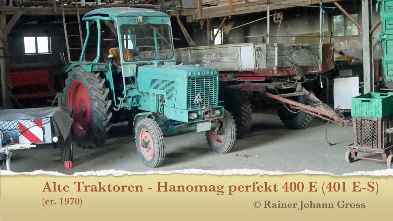 Alte Traktoren - Hanomag perfekt 400 E (401 E-S) (et. 1970)