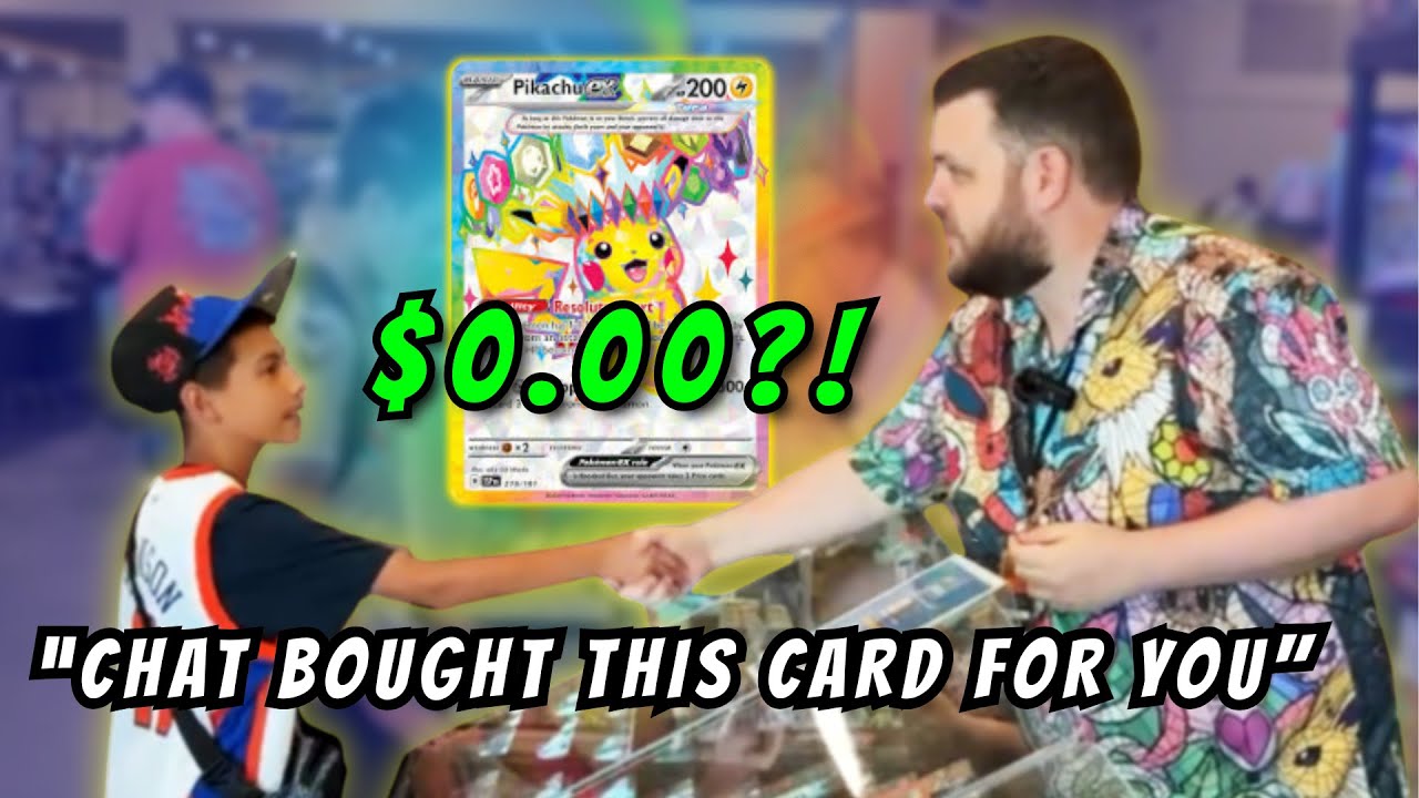 Someone in CHAT Made His Day! | Pokemon Vendor POV