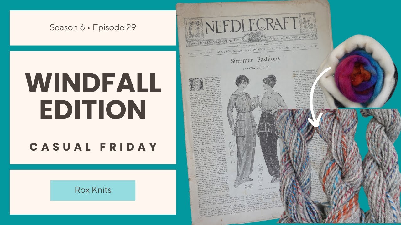 Beaded Initials, Spinning Experiments, and a Needlecraft Windfall // Casual Friday S6E29