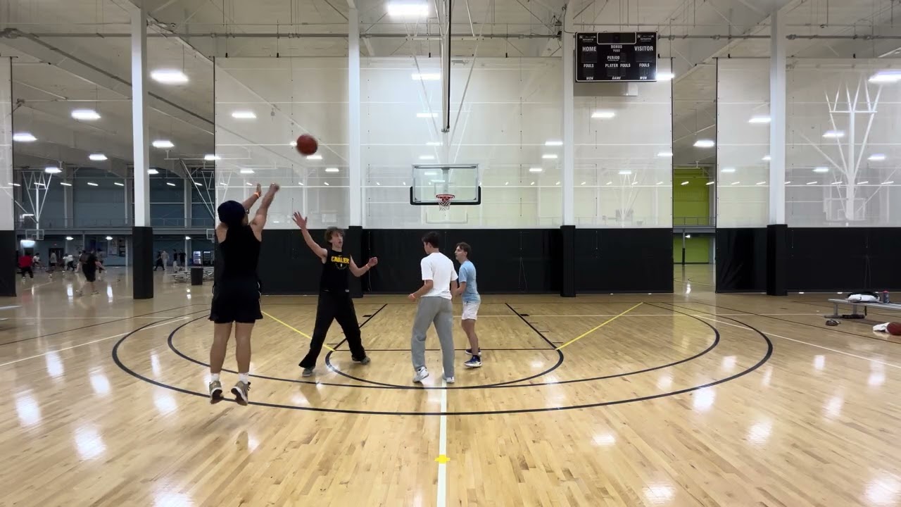 2v2 Basketball Game 2 (Raw Footage) 