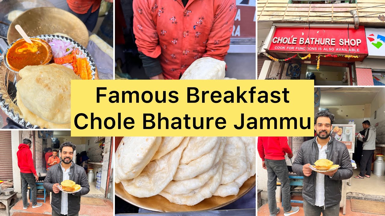 Famous Chole Bhature Jammu | Best Breakfast Point In Jammu | Indian Street Food | Shiva Soule