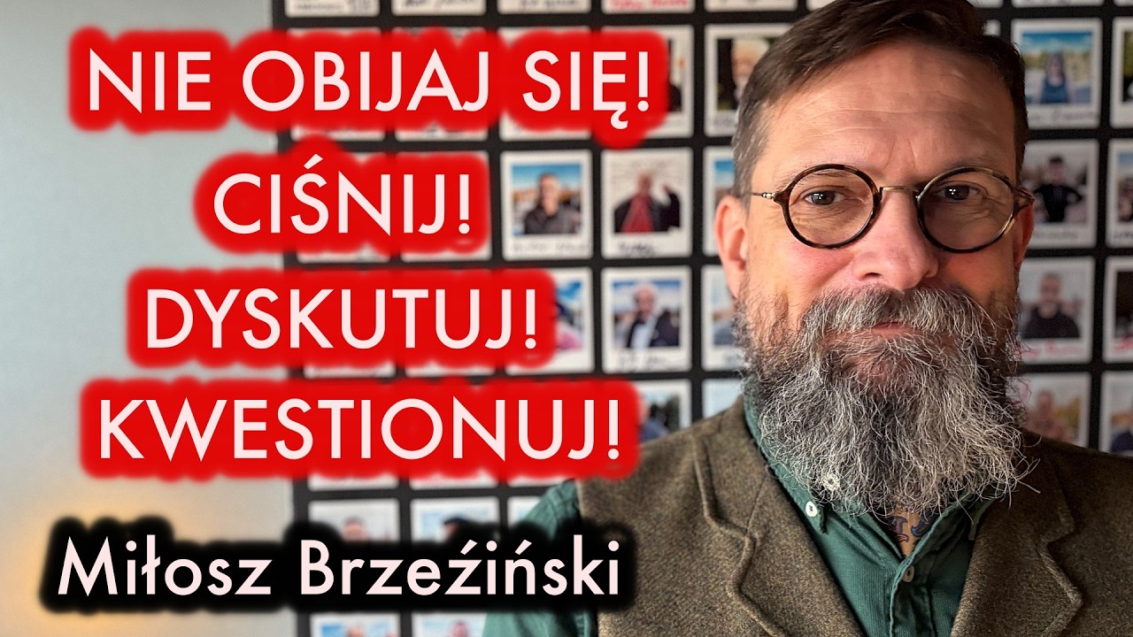 Miłosz Brzeziński – miejski pustelnik. Jak żyć lepiej? Szczęście a przyjemność | Wywiadowcy #119