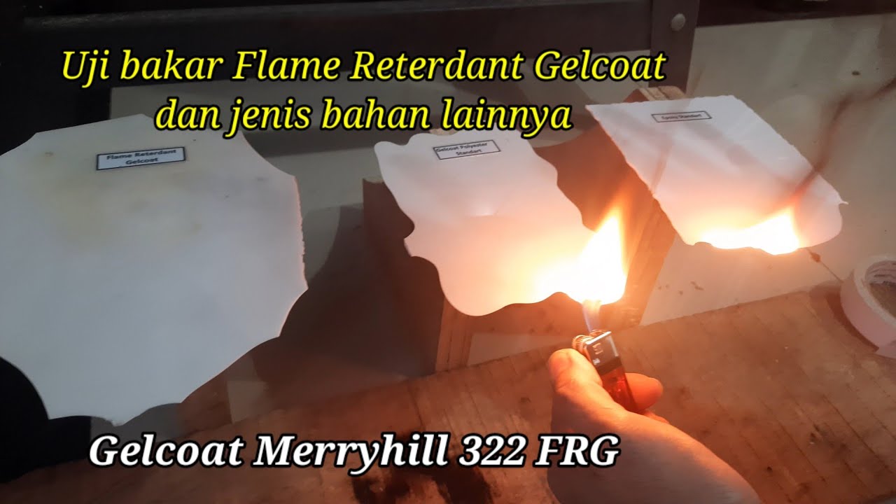Mengenal Flame Reterdant Gelcoat sebagai lapisan fiberglass tahan api