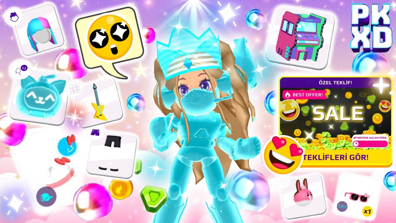 Sürpriz indirimler ve özel teklifler mağazada!✨️Update Girl tacı için son gün!🙀 | PK XD TÜRKÇE 