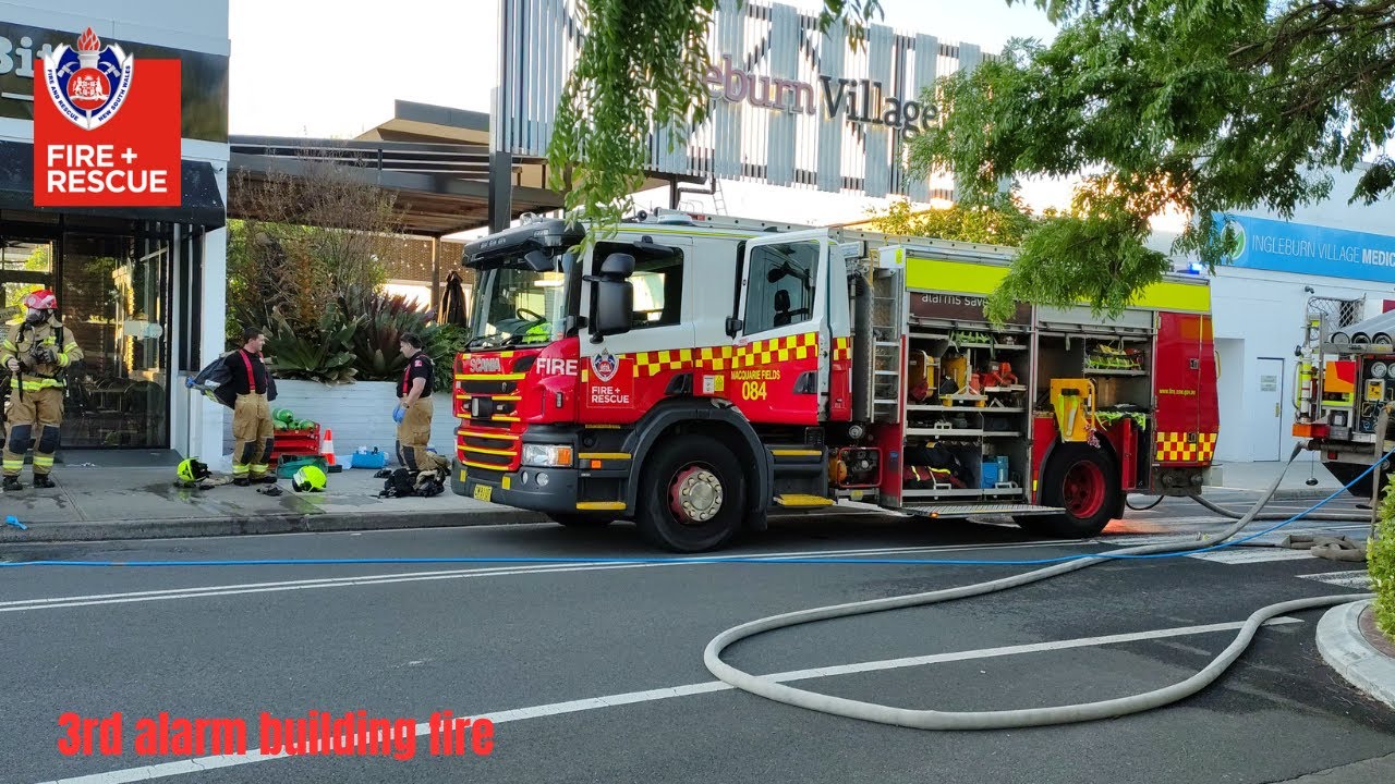 [FRNSW, NSWPF, NSWA] On-Scene at 3rd alarm building fire