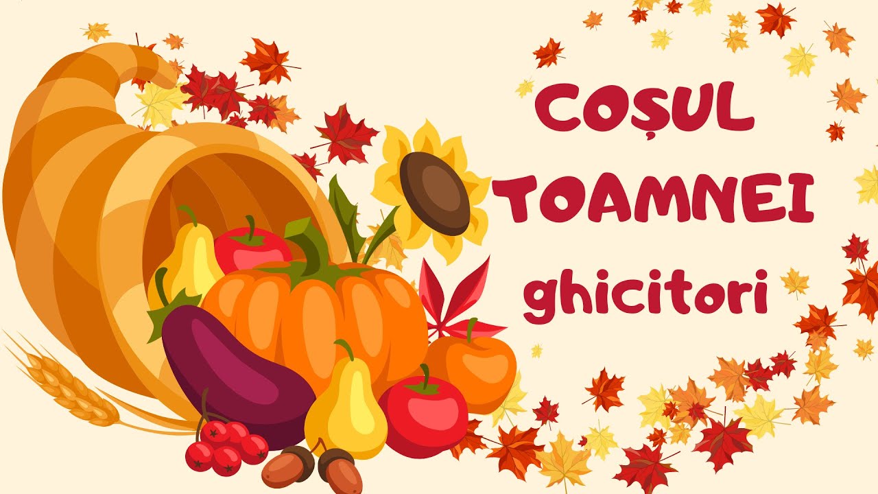 COȘUL TOAMNEI - GHICITORI ❓||ghicitori despre fructe și legume de toamnă