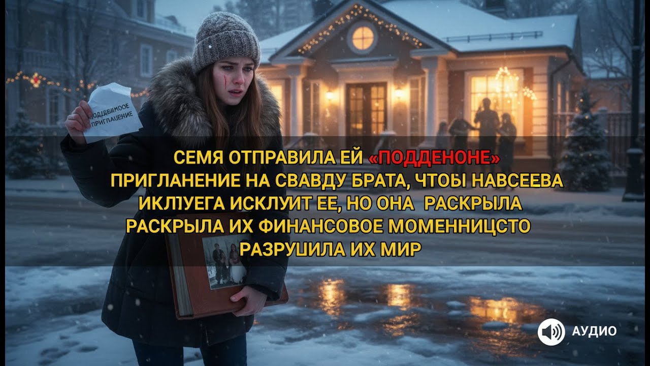 ФАЛЬШИВОЕ ПРИГЛАШЕНИЕ НА СВАДЬБУ БРАТА РАСКРЫЛО ГОДЫ ПРЕДАТЕЛЬСТВА И ФИНАНСОВОГО ОБМАНА