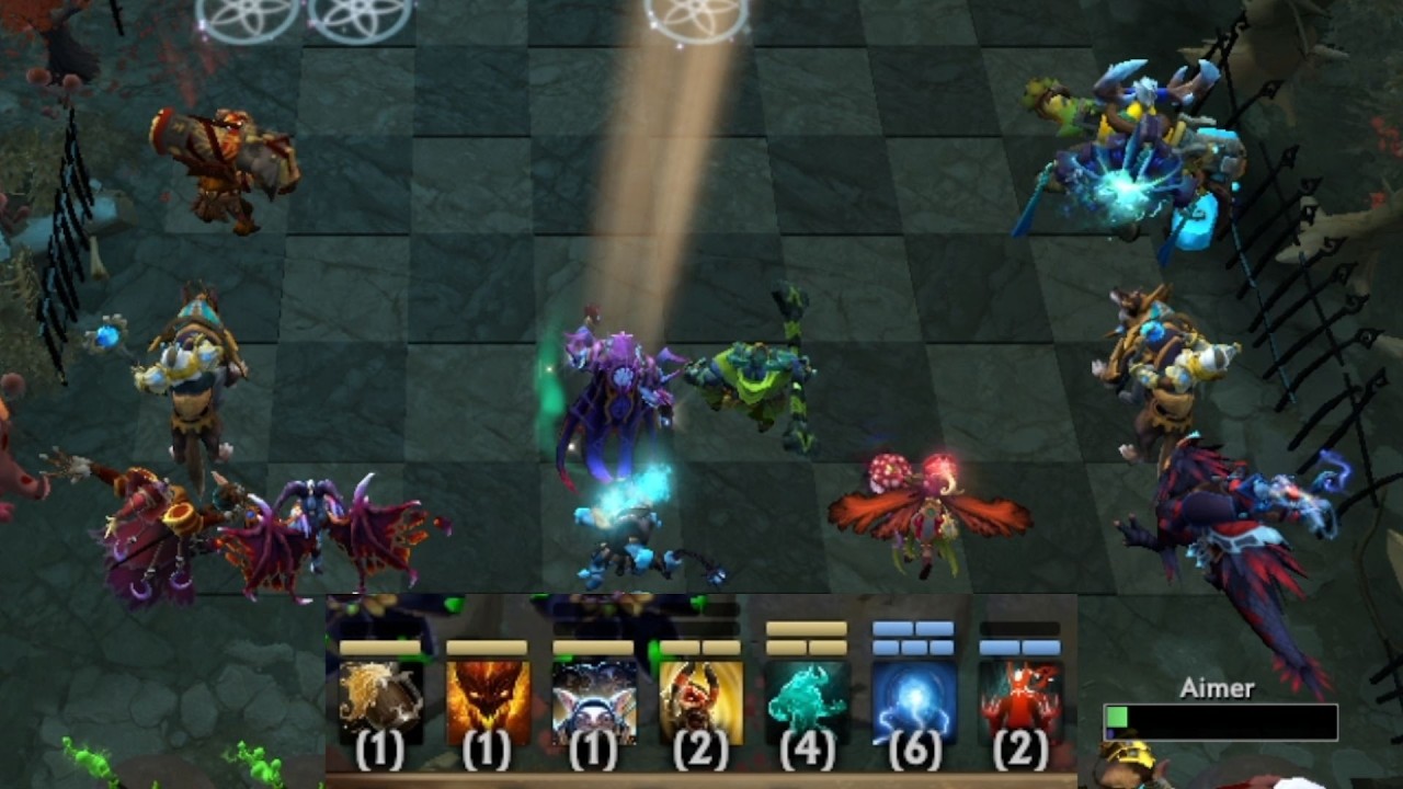 fat 6shaman im just lucky - Dota Auto Chess DAC