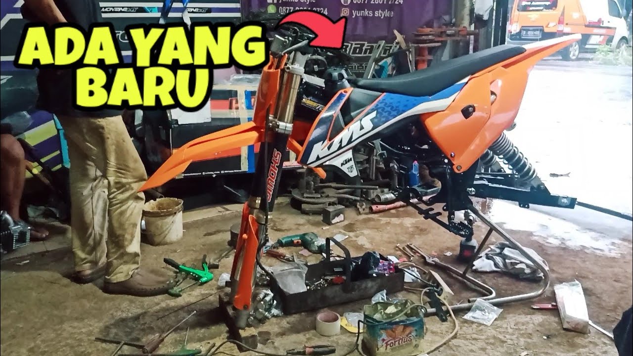 JUNIOR 72 SOLUSINYA‼️RAKIT BEBEK MODIF CHIKAL KMS