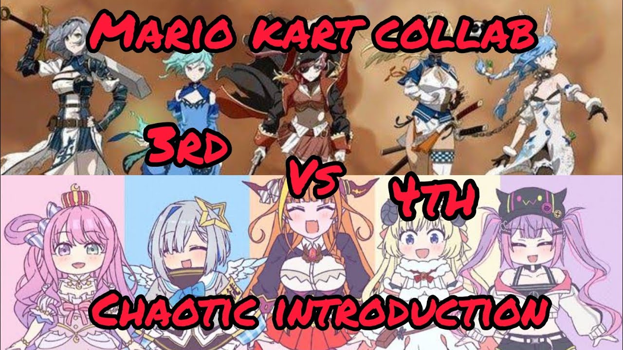 3rd gen & 4th gen Chaotic introduction [All POV] [Mario Kart] [Hololive | Eng Sub]